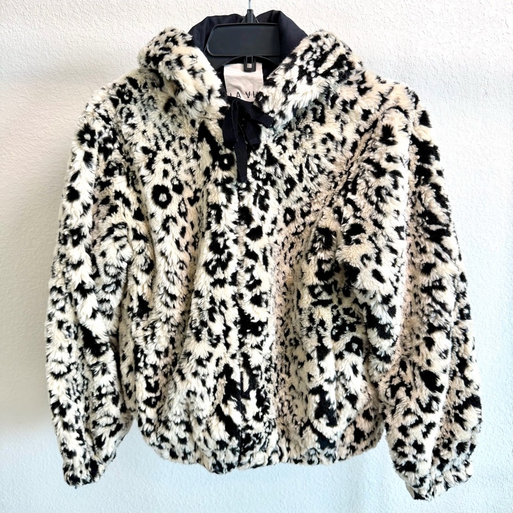 Stylish Black and White Kids Puffer Jacket